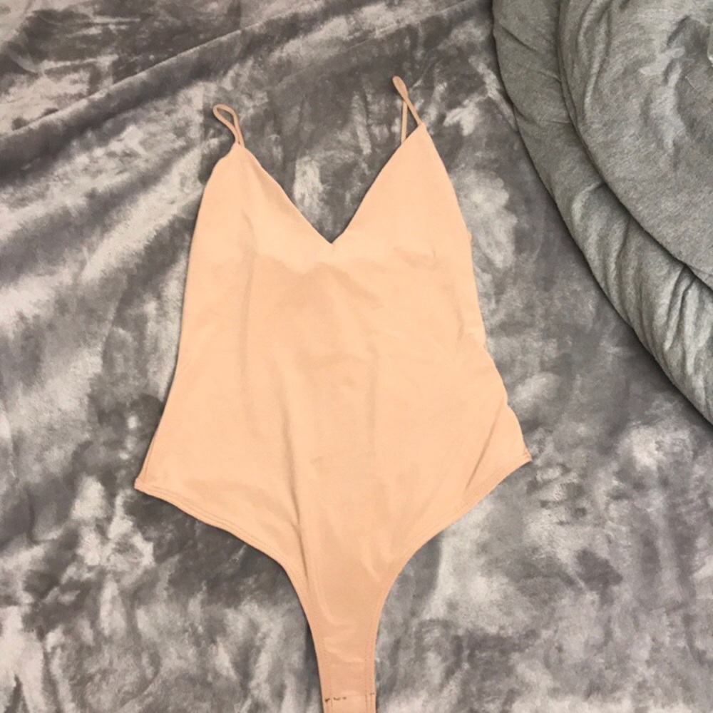 Fashion nova sleek and slay bodysuit-Mocha